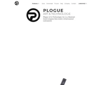 Plogue.com(Music Software) Screenshot