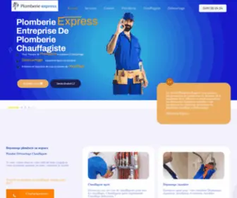 Plomberie-Express.be(Plomberie Express) Screenshot