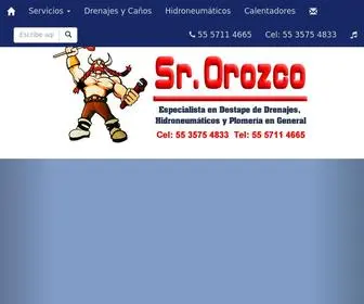 Plomeriaydrenajesorozco.com.mx(Instalación) Screenshot