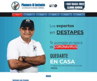 Plomeroalinstantepanama.com(Plomeros en panama) Screenshot