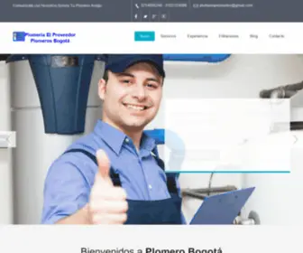Plomerobogota.co(Plomero Bogotá) Screenshot