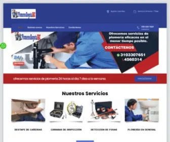 PlomerosbogotaABC.com(Servicios de plomeria) Screenshot