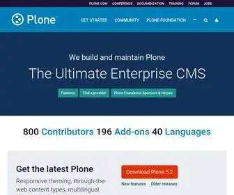 Plone.org(Plone is an open) Screenshot