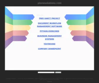 Plonesolutions.com(plonesolutions) Screenshot