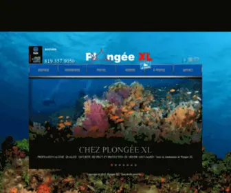 Plongeexl.com(PLONGÉE XL) Screenshot