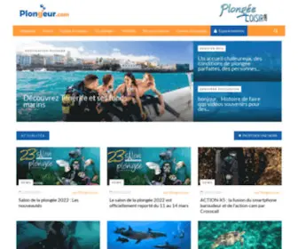 Plongeur.com(Le site de la plongée sous marine) Screenshot
