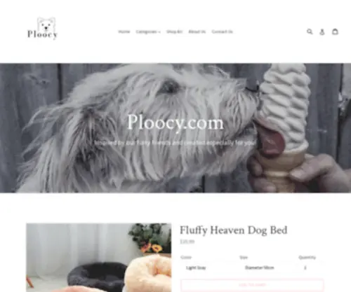 Ploocy.com(Buy Dog Apparel) Screenshot