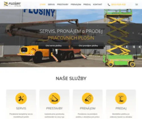 Plosiny-SevCik.sk(Plošiny Ševčík) Screenshot