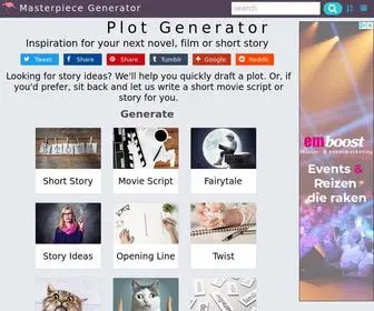 Plot-Generator.org.uk(Plot Generator) Screenshot