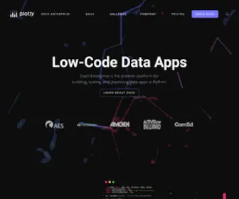 Plotly.com(Low-Code Data App Development) Screenshot