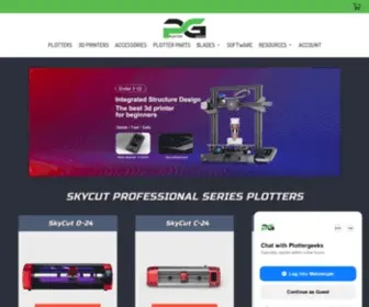 Plottergeeks.com(Professional plotters and accessories) Screenshot