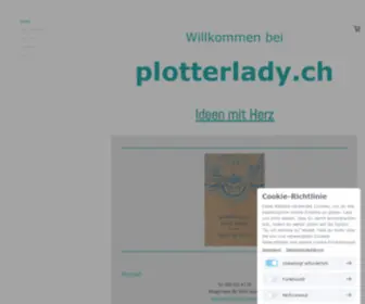 Plotterlady.ch(Homes Webseite) Screenshot