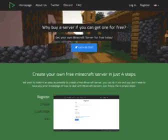 Ploudos.com(Your free minecraft server) Screenshot