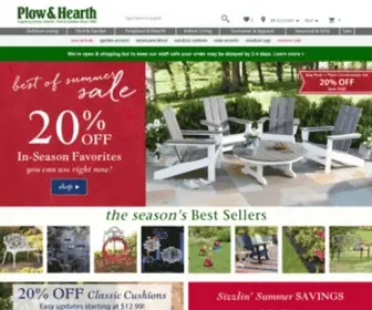 Plowandhearth.com(Hearth, Outdoor Furniture and Home Decor) Screenshot