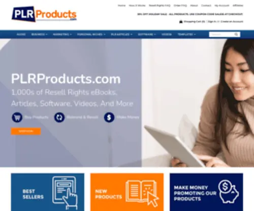 PLR-Products.com(All Products) Screenshot