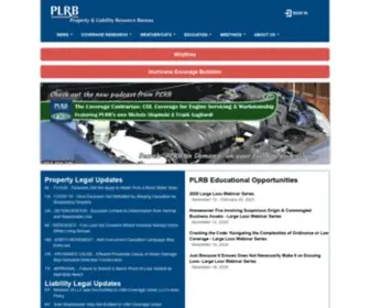 PLRB.org(Property & Liability Resource Bureau) Screenshot
