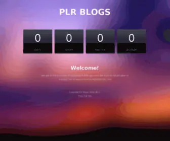 PLRblogs.com(Plr blogs) Screenshot