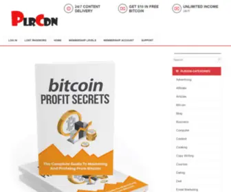 PLRCDN.com(GB of PLR & Resale Rights Downloads) Screenshot