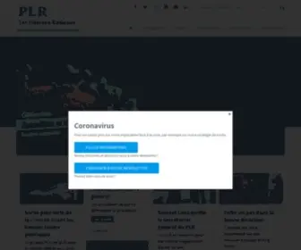 PLR.ch(Site principal) Screenshot