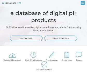 PLrdatabase.net(Free PLR Products) Screenshot