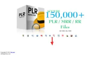 Plrinspector.com(PLR Inspector) Screenshot