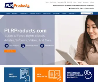 PLRproducts.com(PLR Products) Screenshot