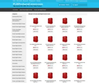 PLRproductscenter.com(Private Label Rights (PLR)) Screenshot