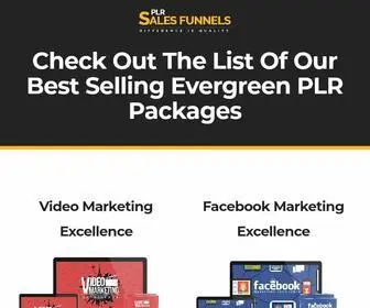PLrsalesfunnels.com(PLR Sales Funnels) Screenshot