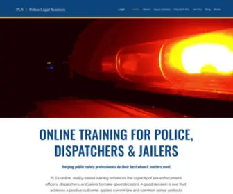 PLS-Dispatch-Pro.com(Police Legal Sciences) Screenshot