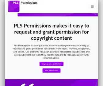 PLS-Permissions.com(PLS Permissions) Screenshot
