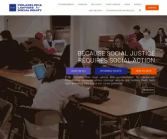 Plsephilly.org(Philadelphia Lawyers for Social Equity) Screenshot