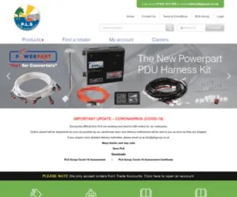 PLSgroup.co.uk(PLS Group) Screenshot