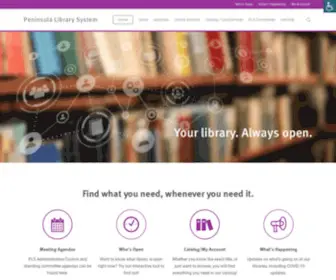 Plsinfo.org(Your library) Screenshot