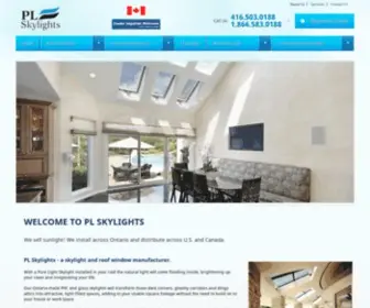 PLSKylight.com(PL SkyLights) Screenshot