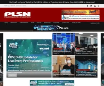 PLSN.com(Lighting) Screenshot