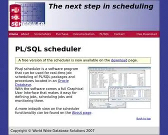 PLSQLScheduler.com(PL/SQL Scheduler) Screenshot