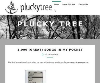 Pluckytree.org(Plucky Tree) Screenshot