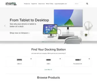 Plugable.com(Plugable Technologies) Screenshot