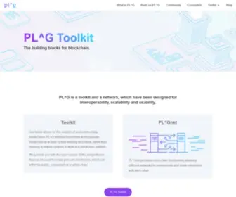 Plugblockchain.com(A toolkit for business) Screenshot