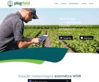 Plugfield.com.br(Estação meteorológica automática) Screenshot