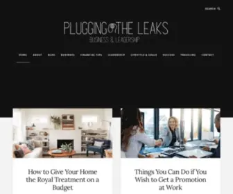 Pluggingtheleaks.org(Leadership & Business) Screenshot