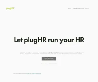 Plughr.com(Hr Management Company) Screenshot