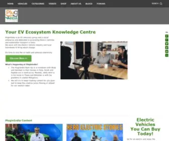 Pluginindia.com(Electric Vehicles India News and Community Awareness) Screenshot
