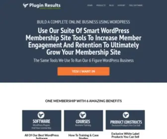 Pluginresults.com(Join One Result Membership From Plugin Results) Screenshot