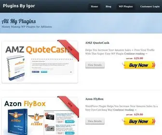 Pluginsbyigor.com(Plugins By Igor) Screenshot