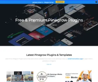 Pluginsforpinegrow.com(Plugins For Pinegrow) Screenshot