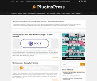 Pluginspress.com(WordPress Plugins) Screenshot