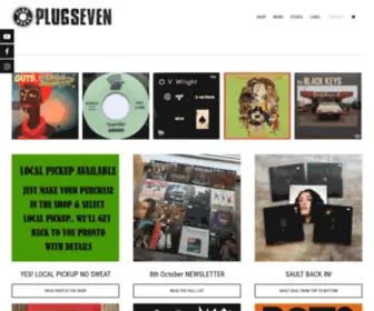 Plugseven.com(Plug Seven Records) Screenshot