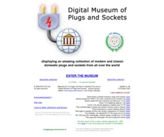 Plugsocketmuseum.nl(Museum of Plugs and Sockets) Screenshot