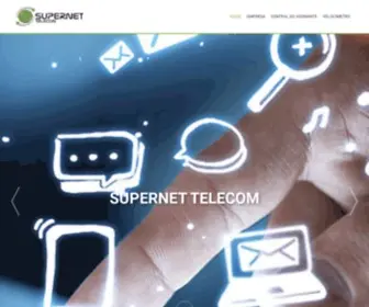 Plugsupernet.com.br(Supernet Telecom) Screenshot